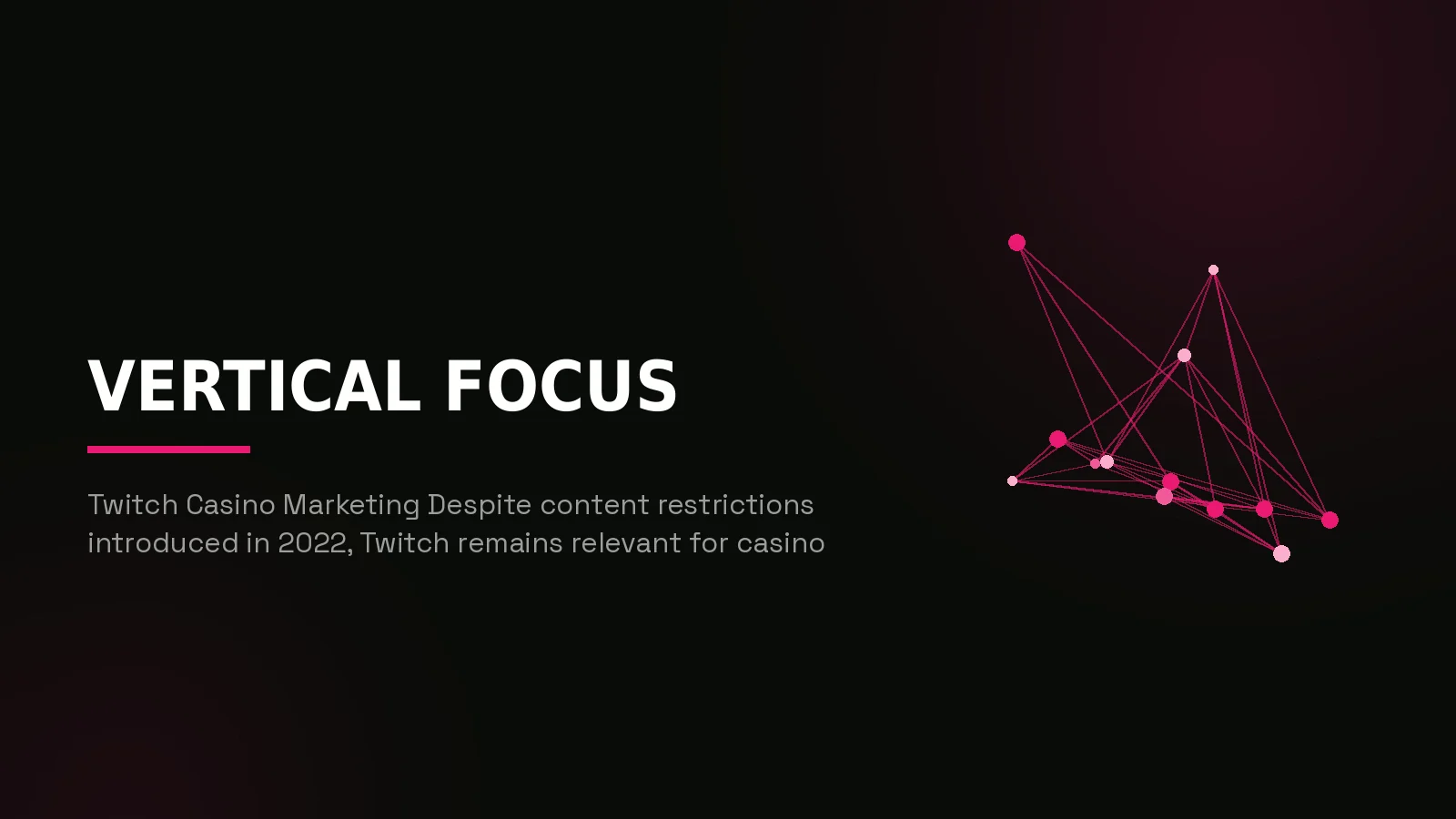 casino streamer marketing agency: network reach illustration