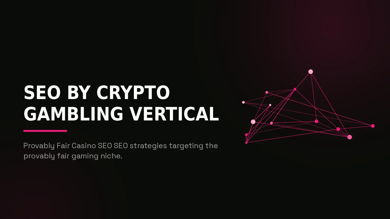 crypto casino seo agency: network reach illustration
