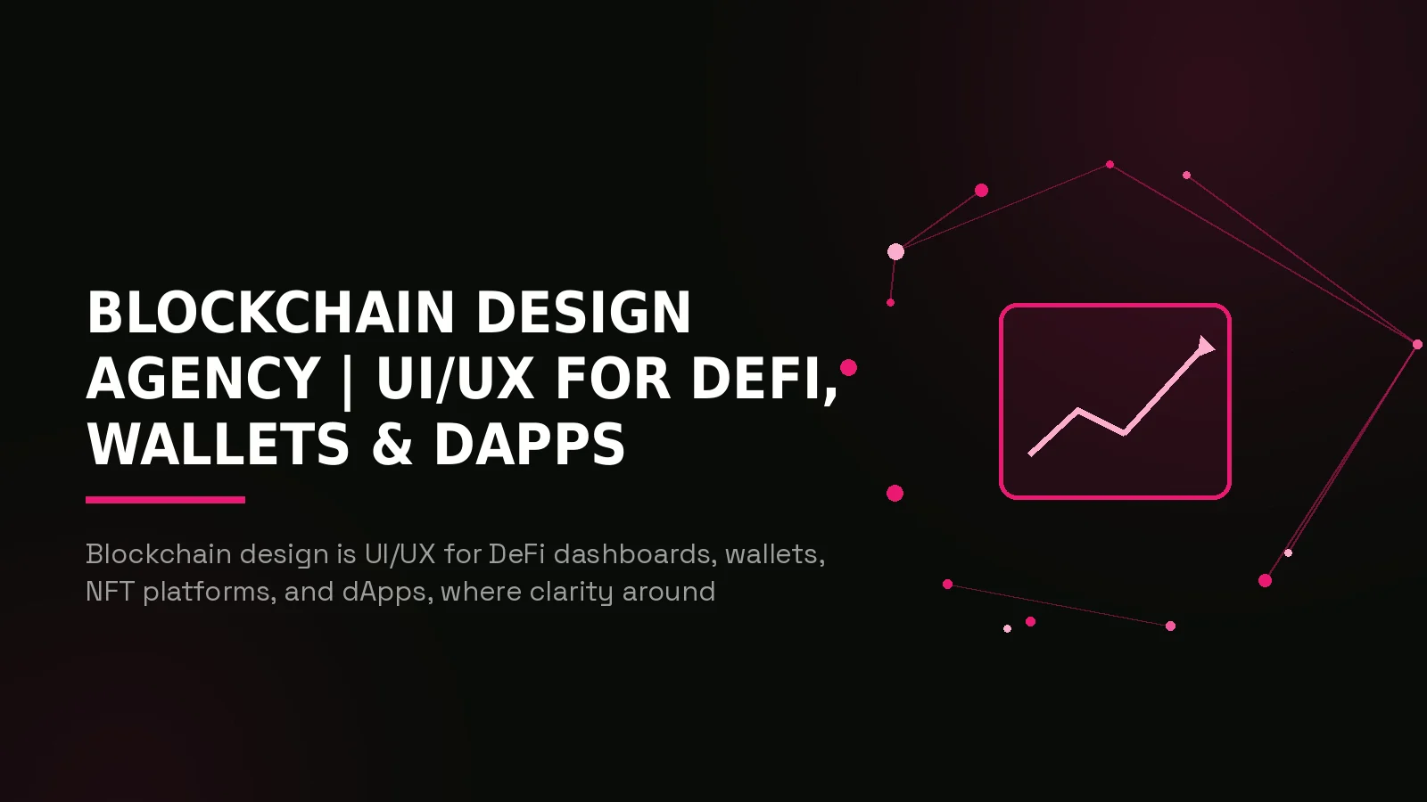 blockchain design agency: hero illustration