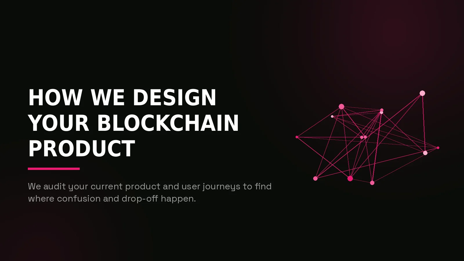 blockchain design agency: network reach illustration