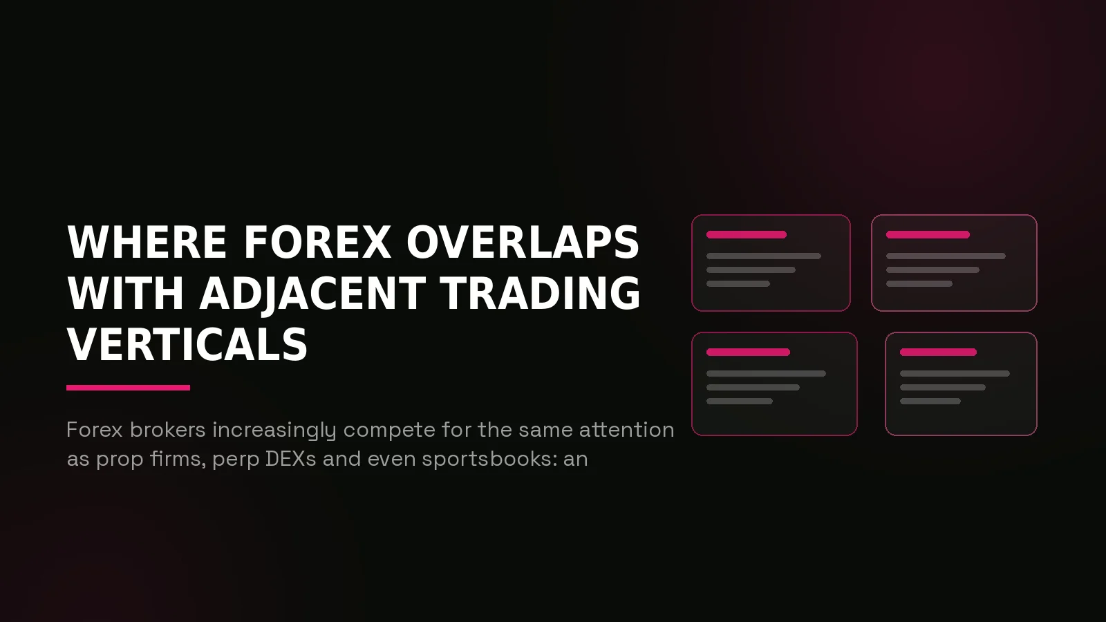 forex marketing agency: recap composition illustration