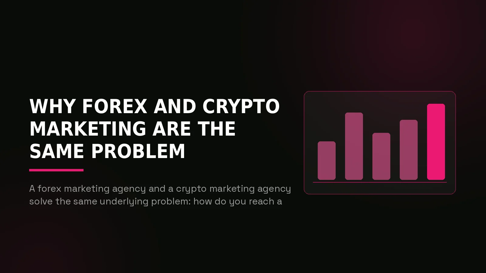 forex marketing agency: why-us stat panel illustration