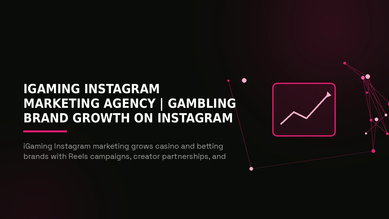 igaming instagram marketing agency: hero illustration