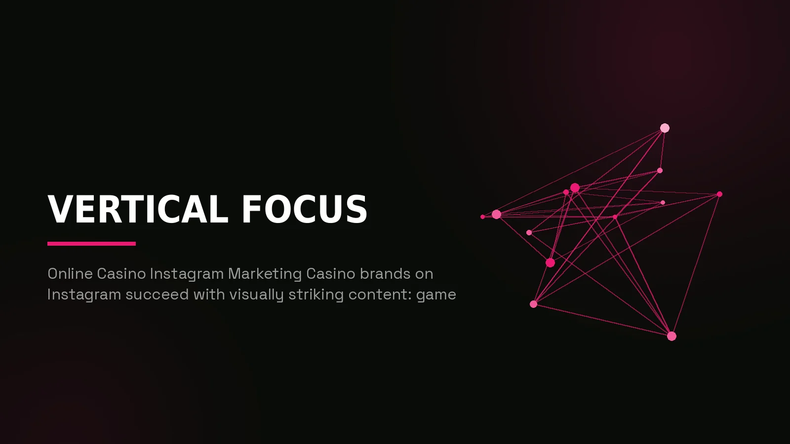 igaming instagram marketing agency: network reach illustration