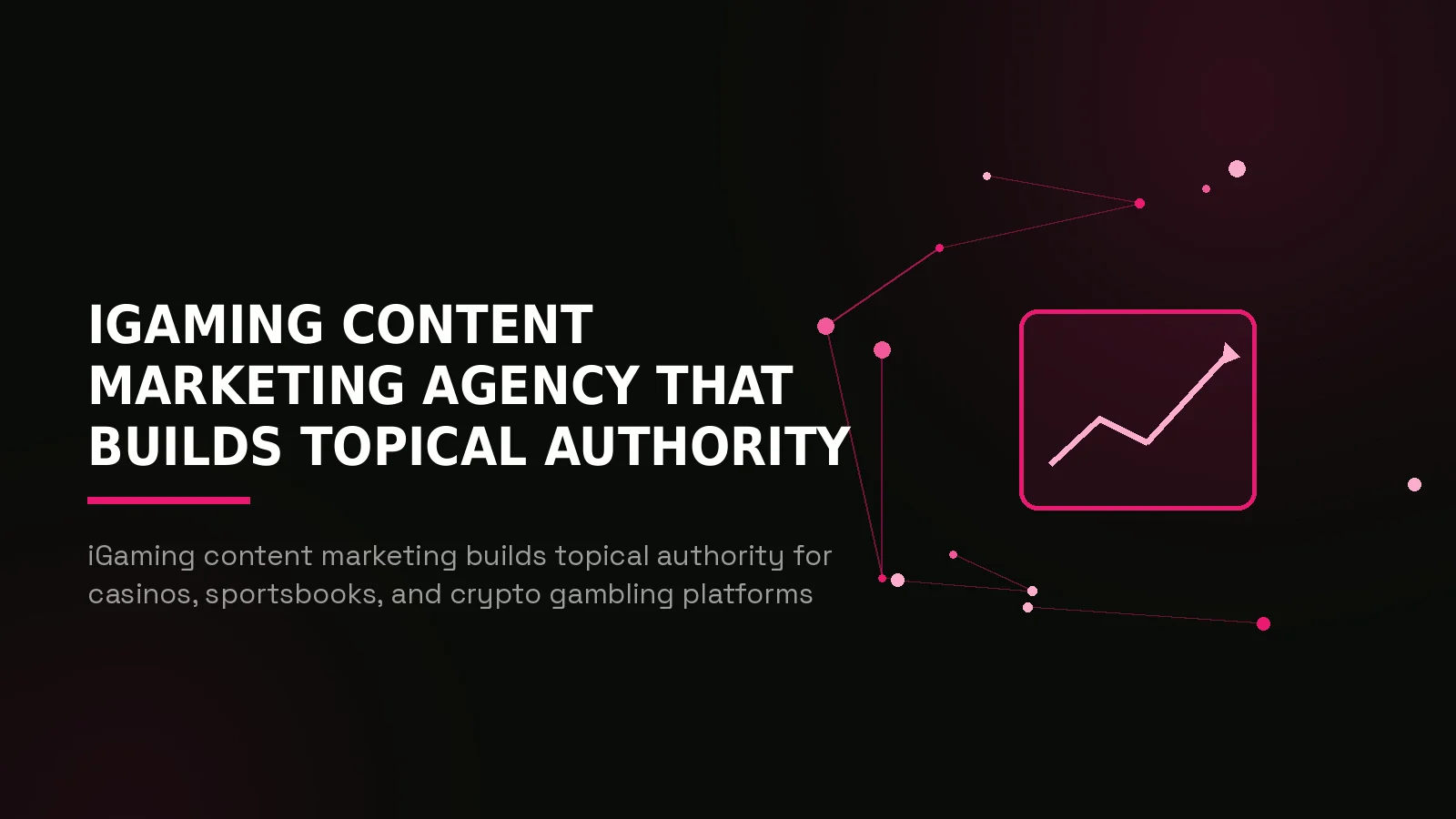 igaming content marketing agency: hero illustration