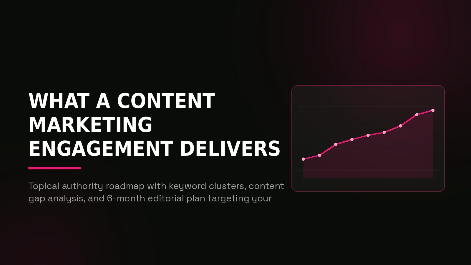 igaming content marketing agency: results dashboard illustration
