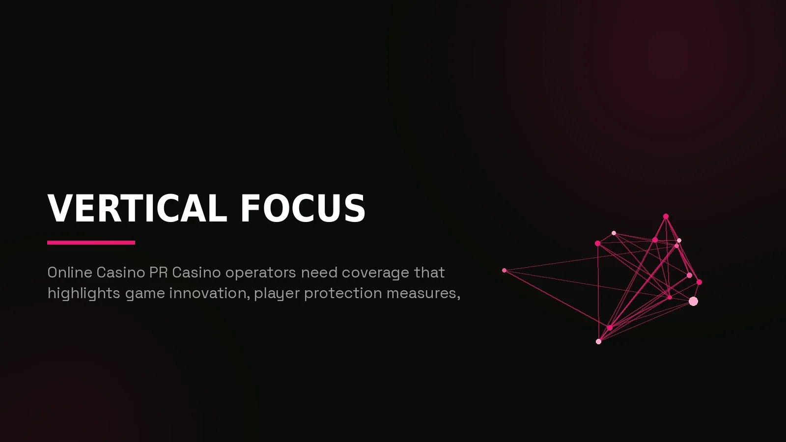 igaming pr agency: network reach illustration