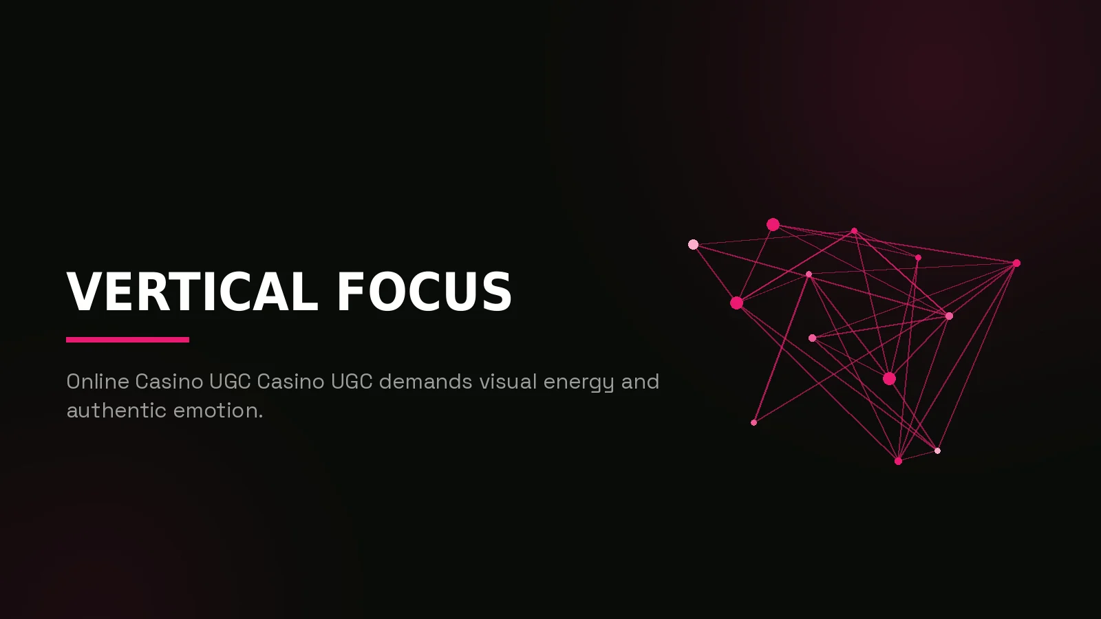 igaming ugc agency: network reach illustration