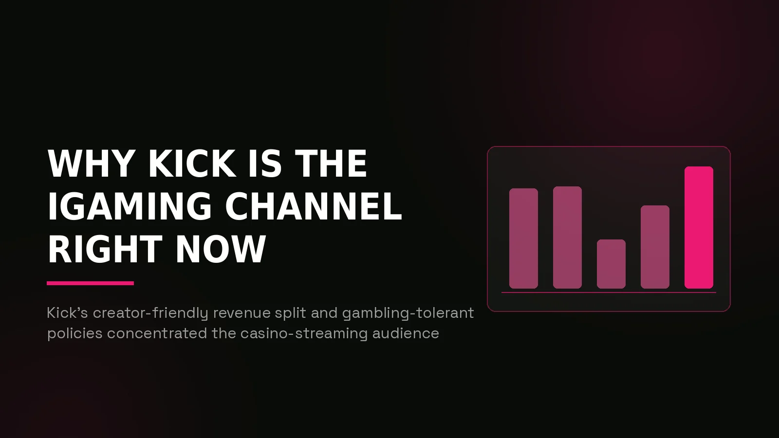 kick streamer marketing agency: why-us stat panel illustration