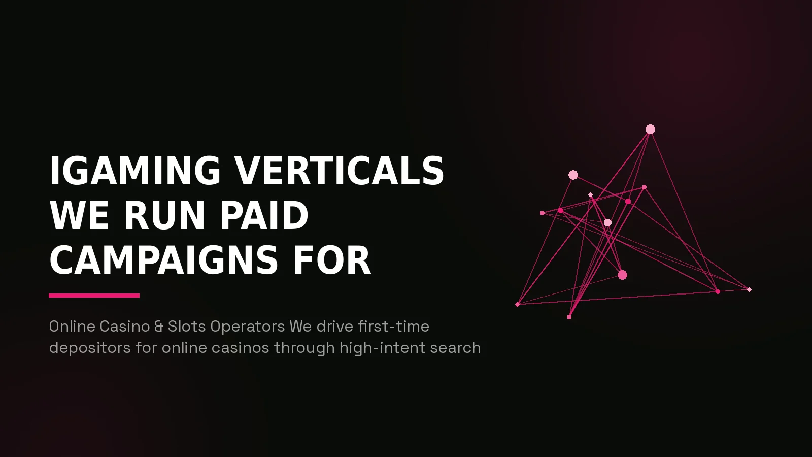 igaming ppc agency: network reach illustration