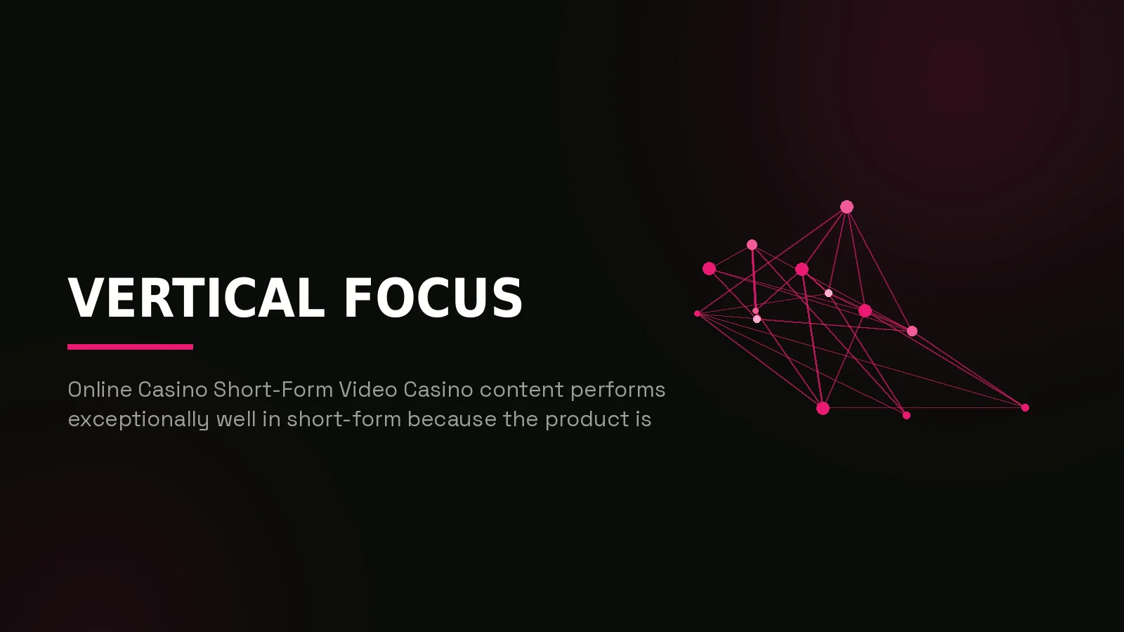 igaming short form video agency: network reach illustration