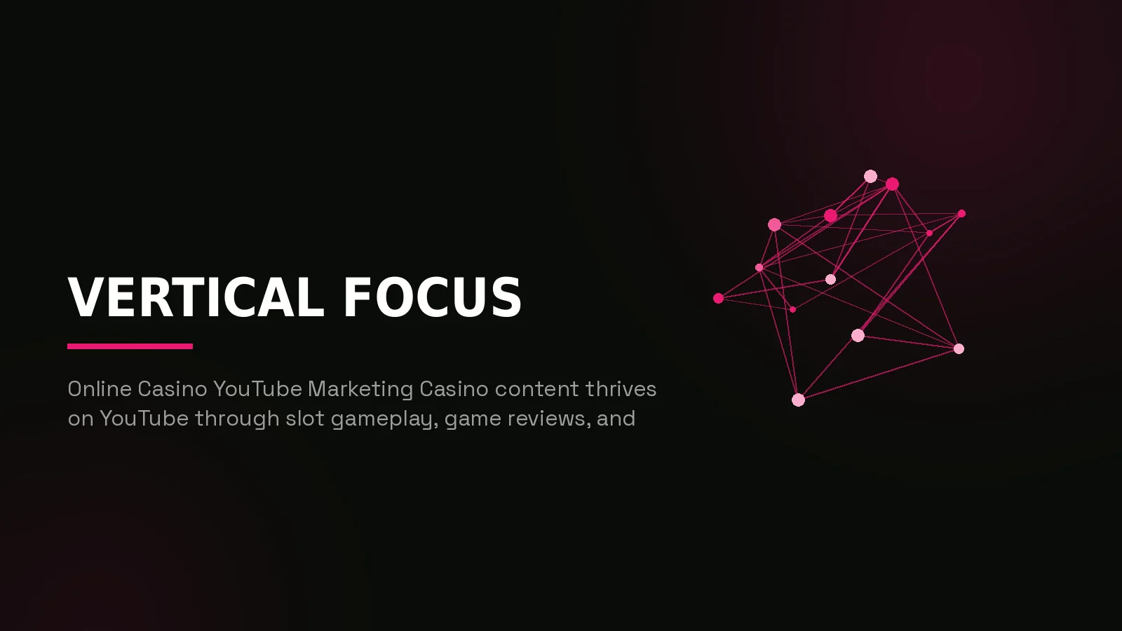 igaming youtube marketing agency: network reach illustration