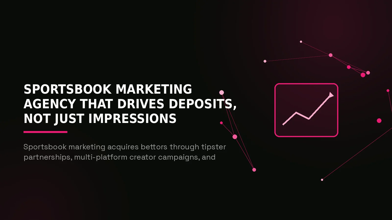 sportsbook marketing agency: hero illustration