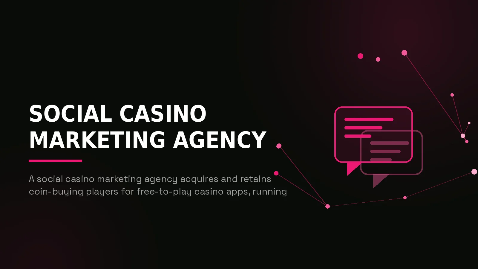 social casino marketing agency: hero illustration