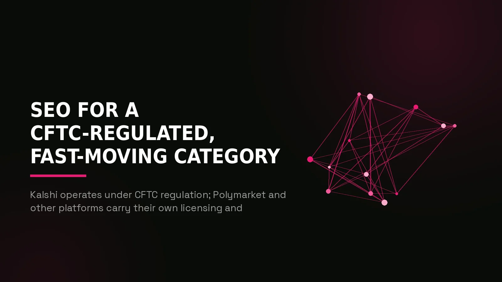 prediction market seo agency: network reach illustration