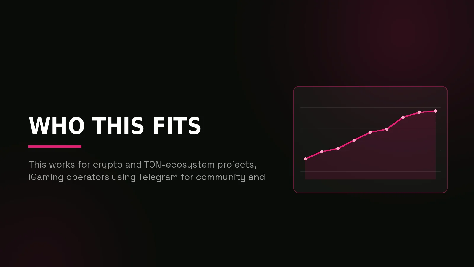 telegram marketing agency: results dashboard illustration