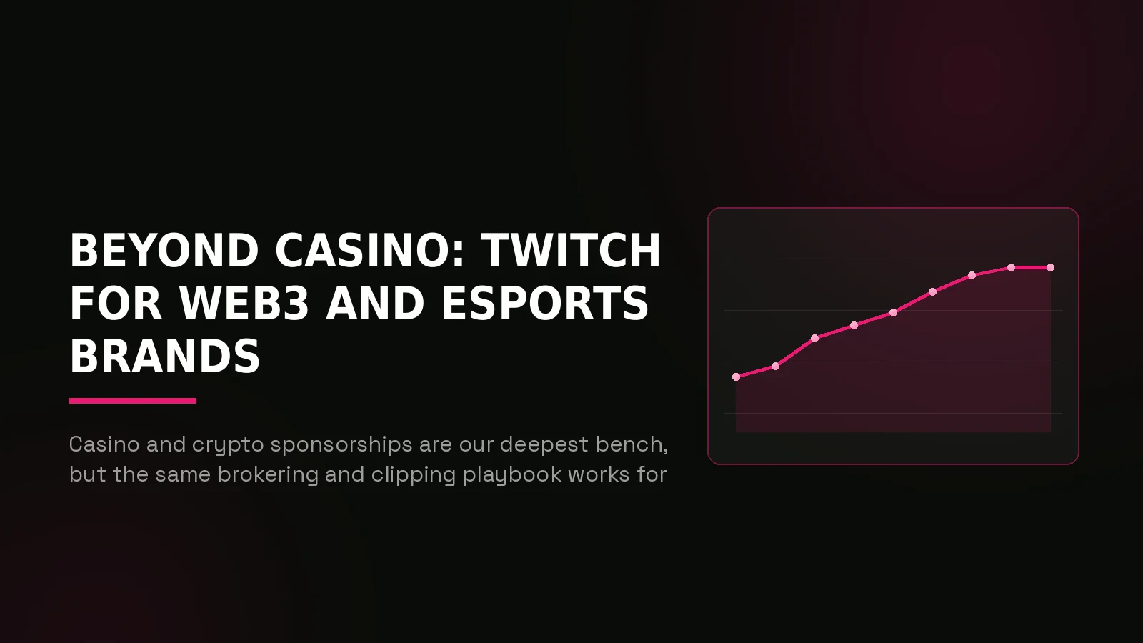 twitch marketing agency: results dashboard illustration