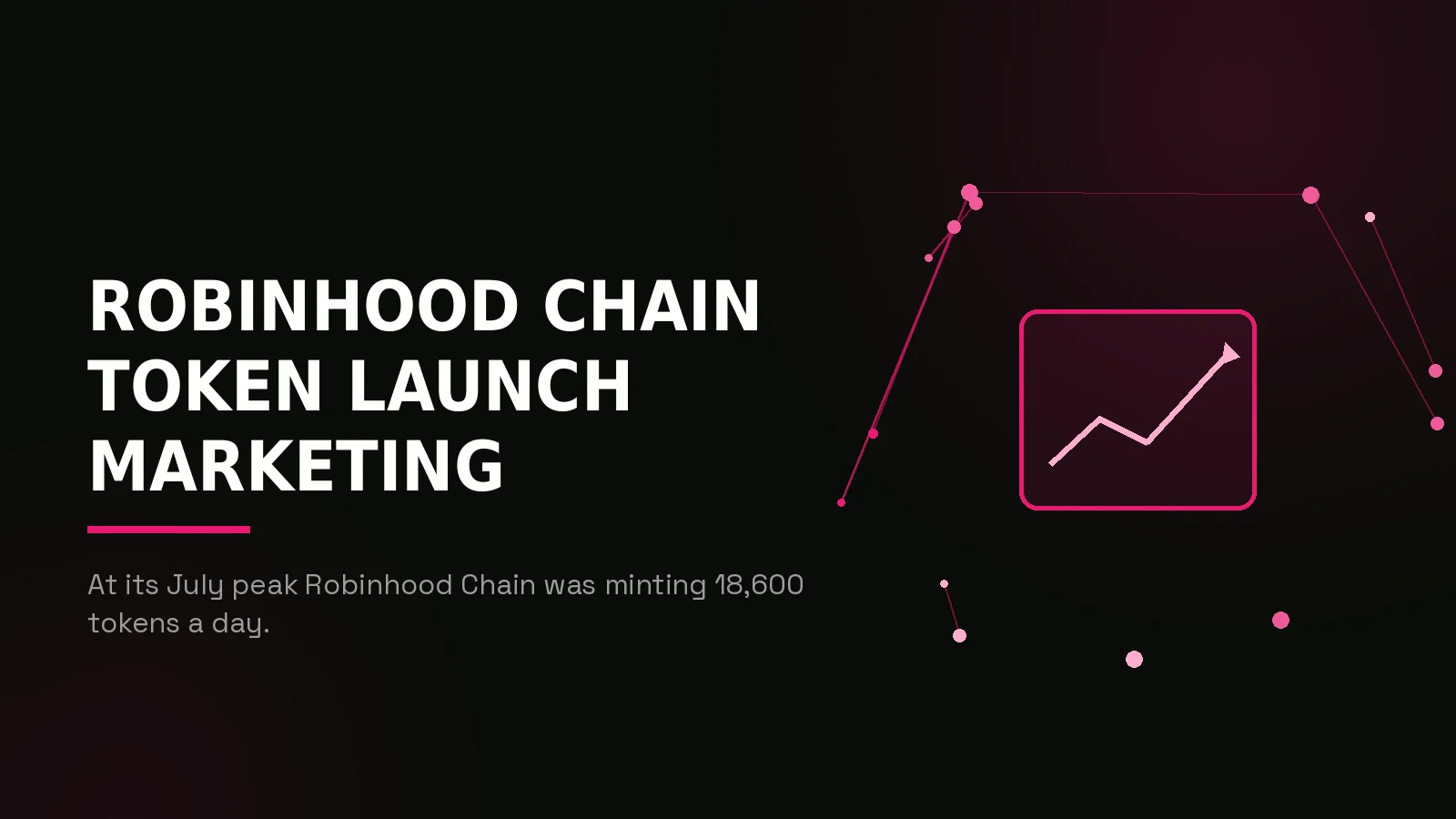 robinhood chain token launch marketing: hero illustration