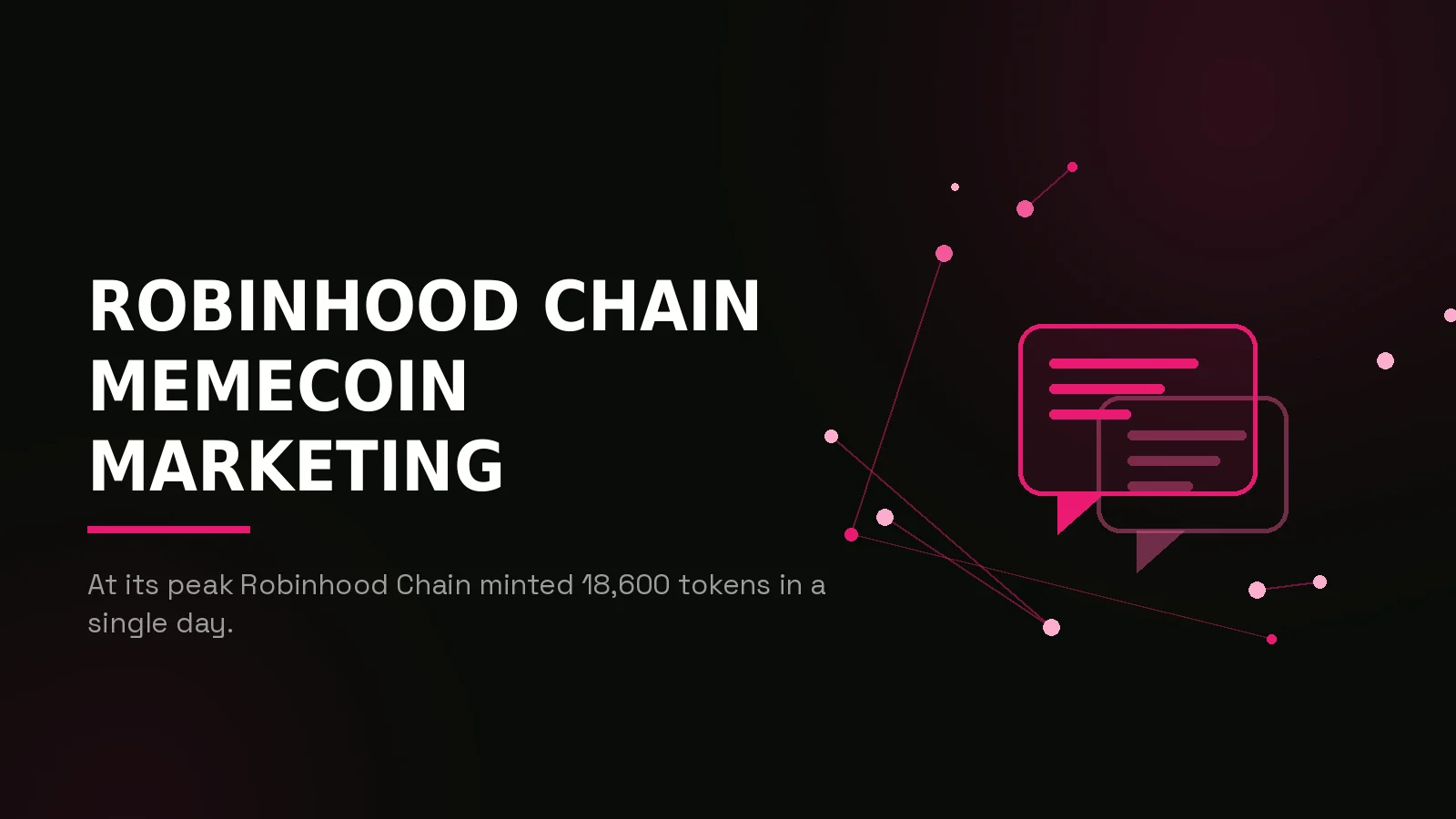 robinhood chain memecoin marketing: hero illustration