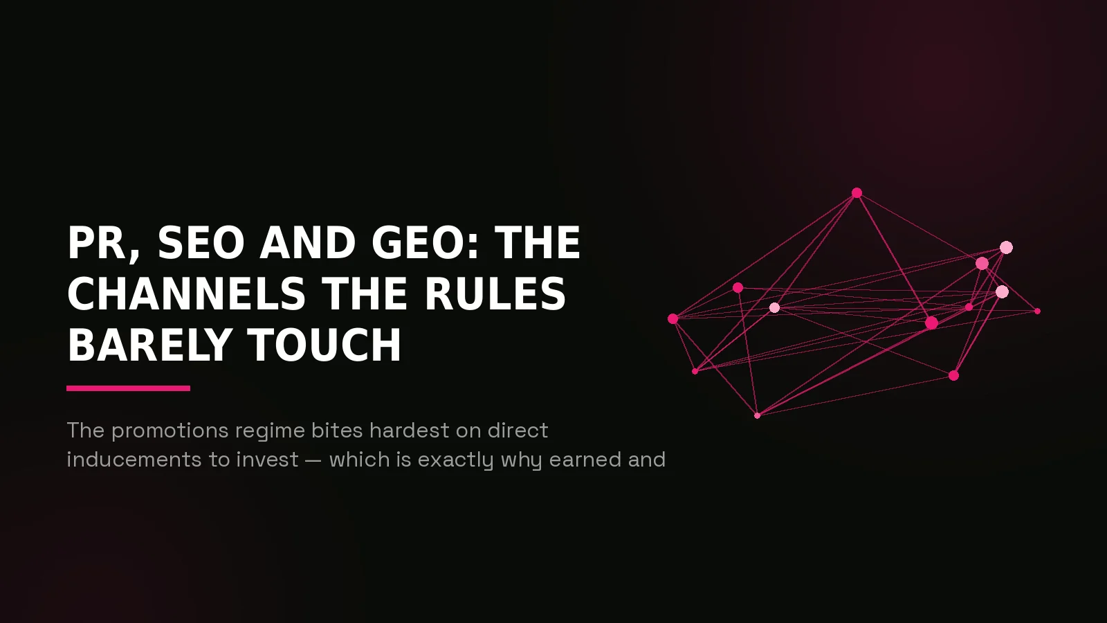 fca-compliant crypto marketing: network reach illustration