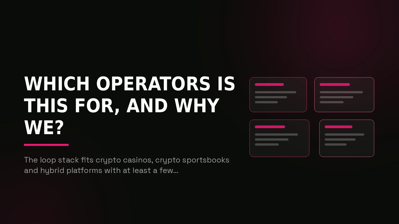 crypto casino growth hacking: recap composition illustration