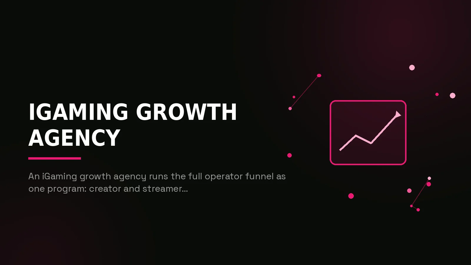 igaming growth agency: hero illustration