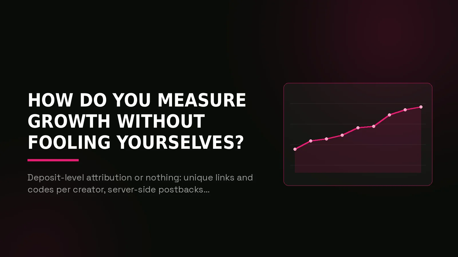 igaming growth agency: results dashboard illustration