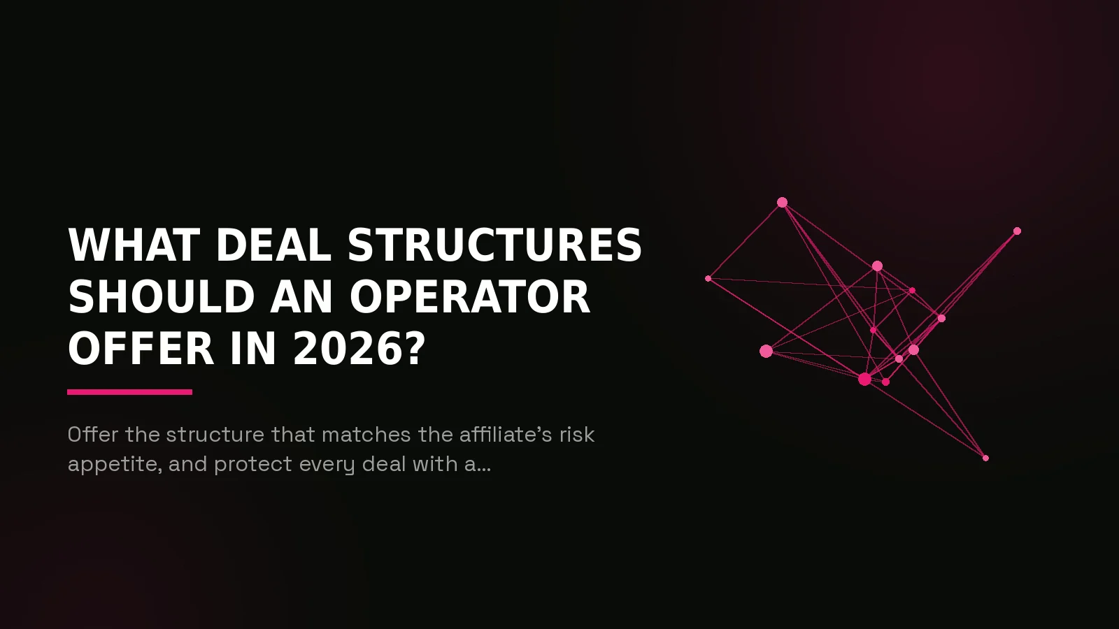 igaming affiliate management agency: network reach illustration