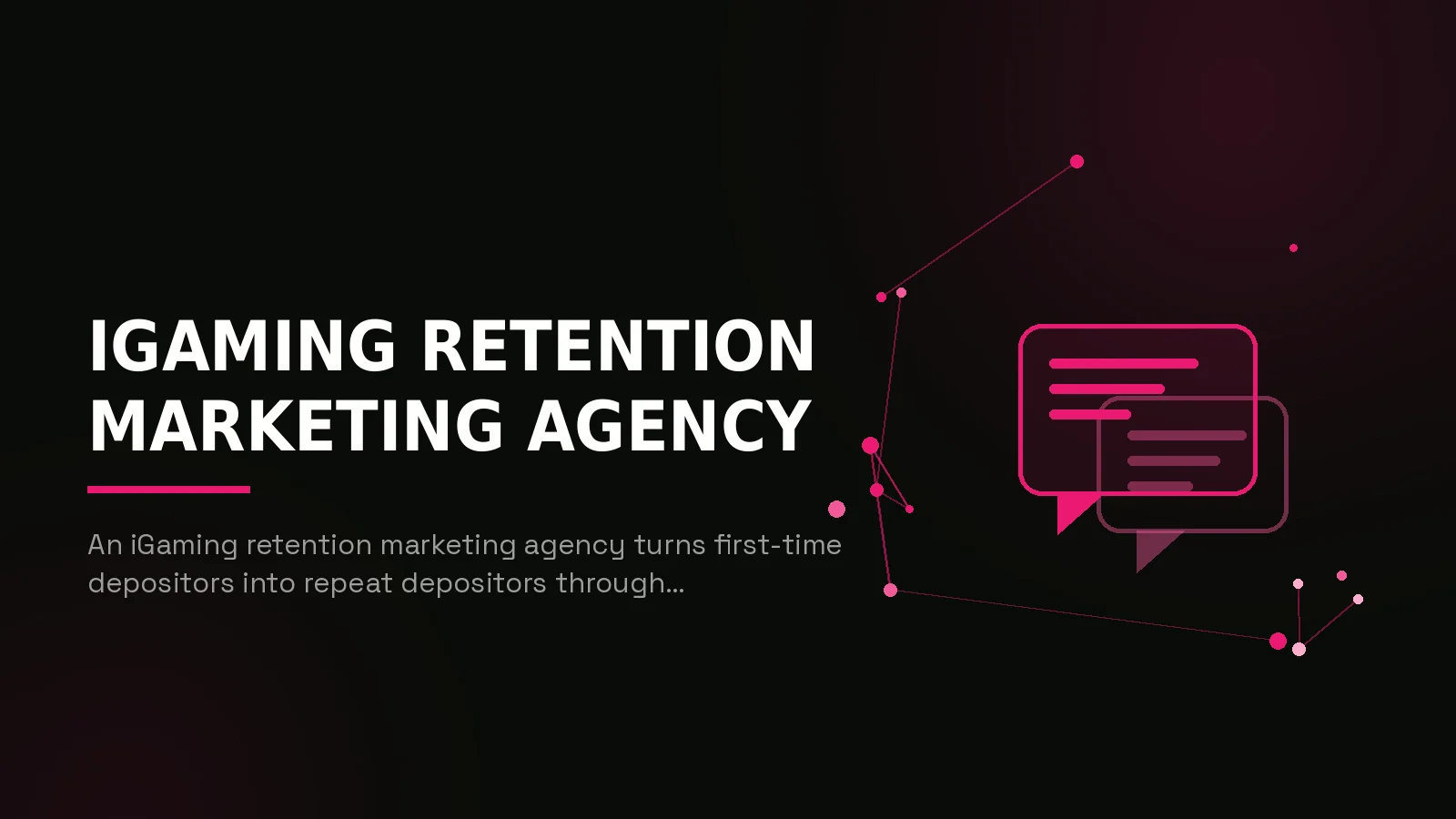 igaming retention marketing agency: hero illustration
