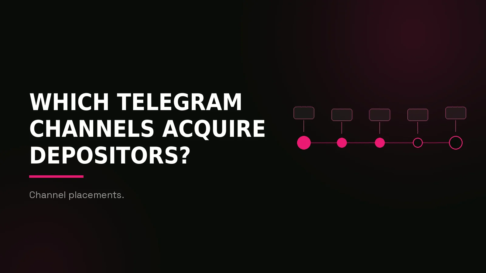 telegram casino marketing agency: process timeline illustration