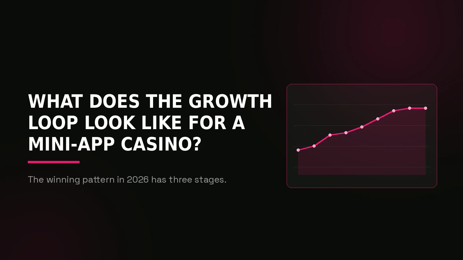 telegram casino marketing agency: results dashboard illustration