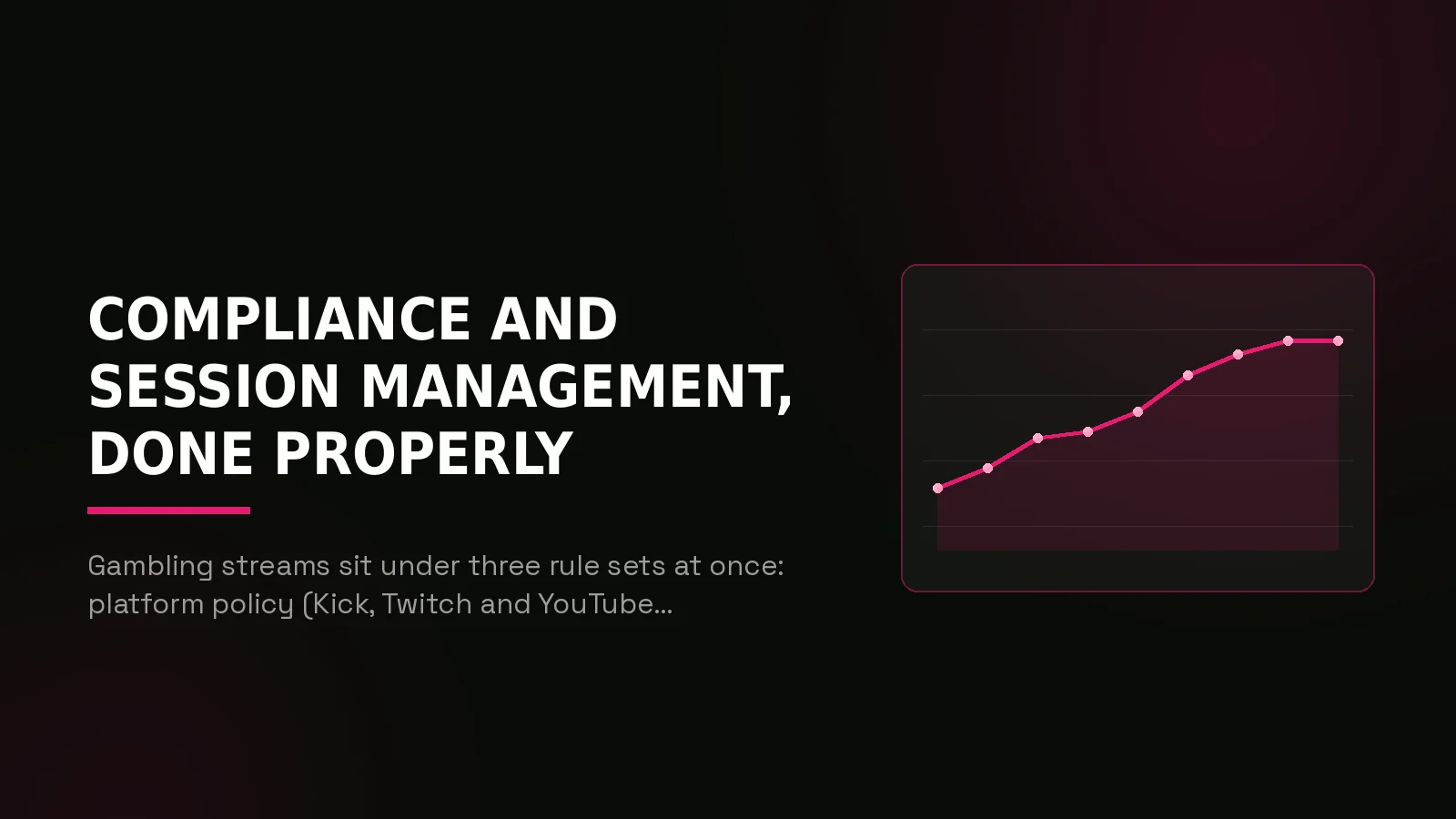 casino streamer sponsorships: results dashboard illustration