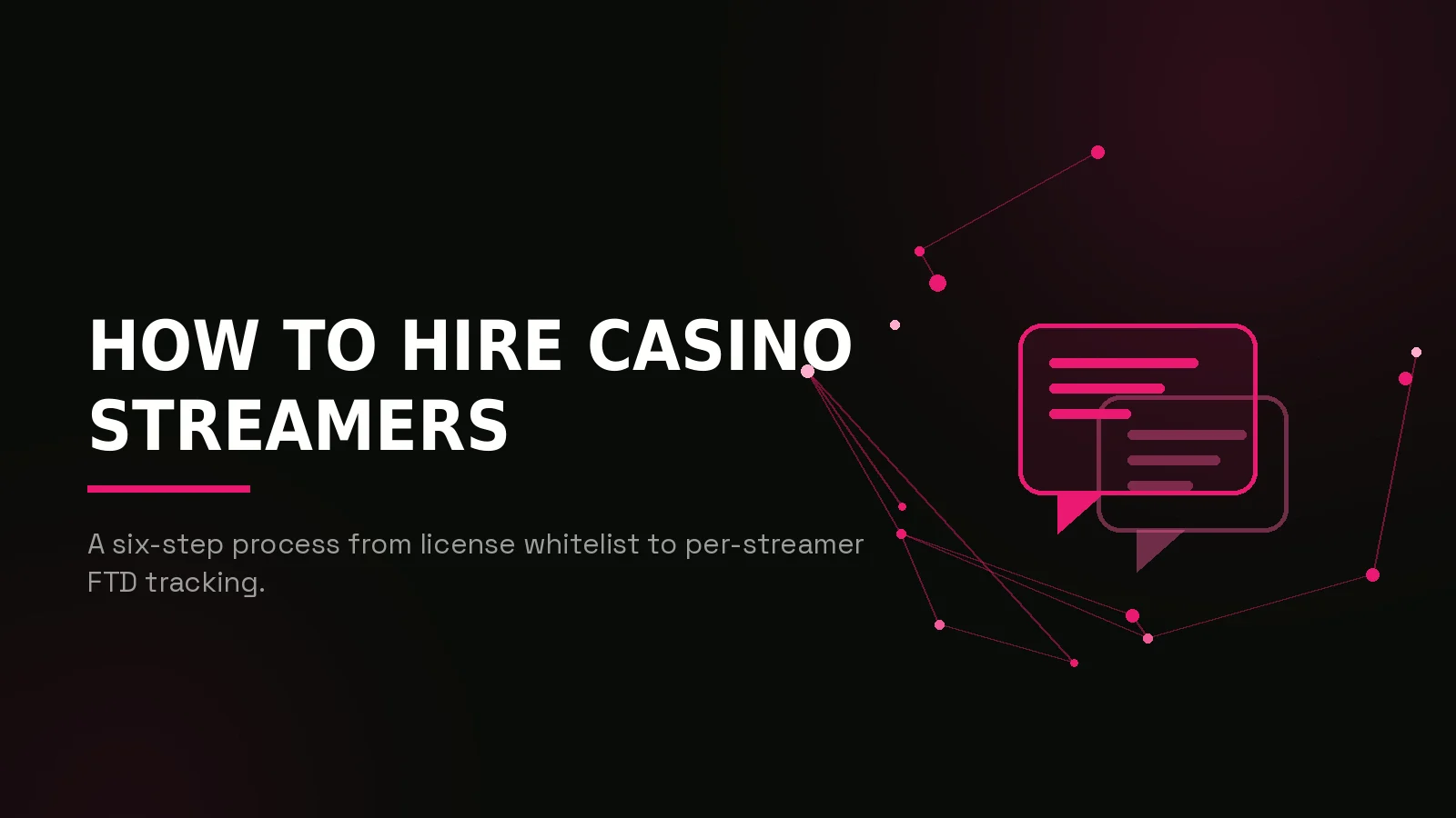 How to Hire Casino Streamers: 2026 Operator's Guide