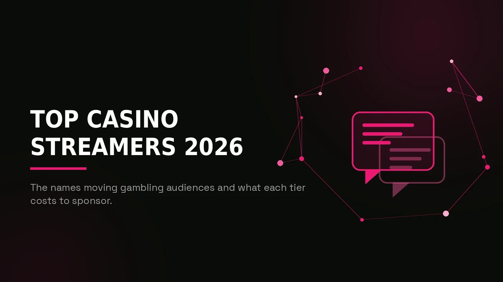 Top Casino Streamers in 2026: Who Moves Audiences