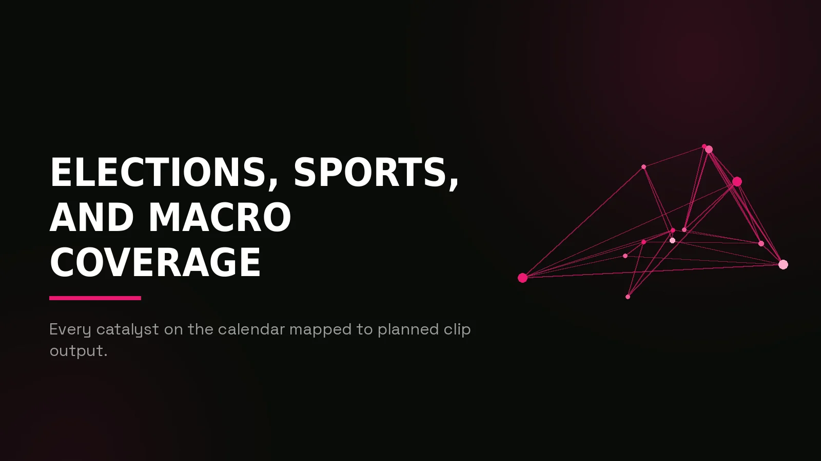 prediction market clipping agency: network reach illustration