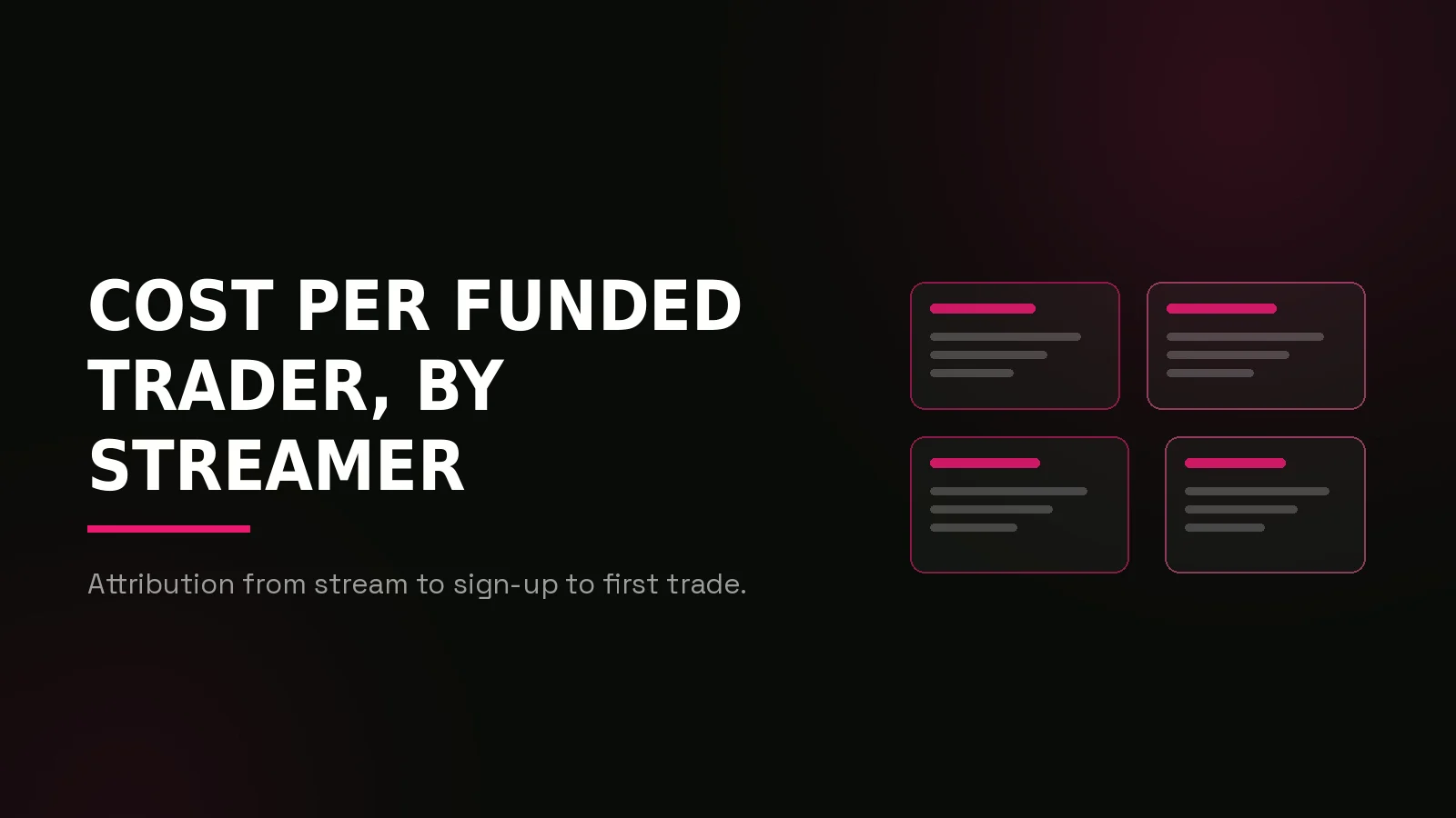 prediction market streamer marketing agency: recap composition illustration