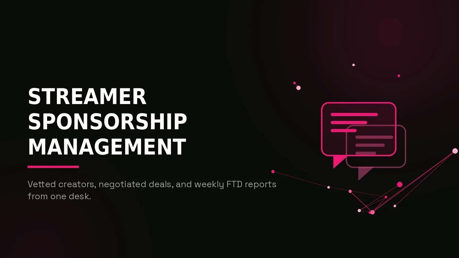 streamer sponsorship management: hero illustration