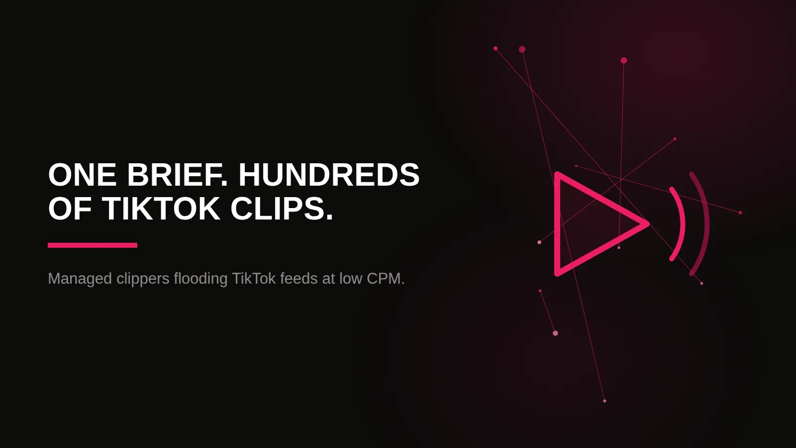 tiktok clipping agency: hero illustration