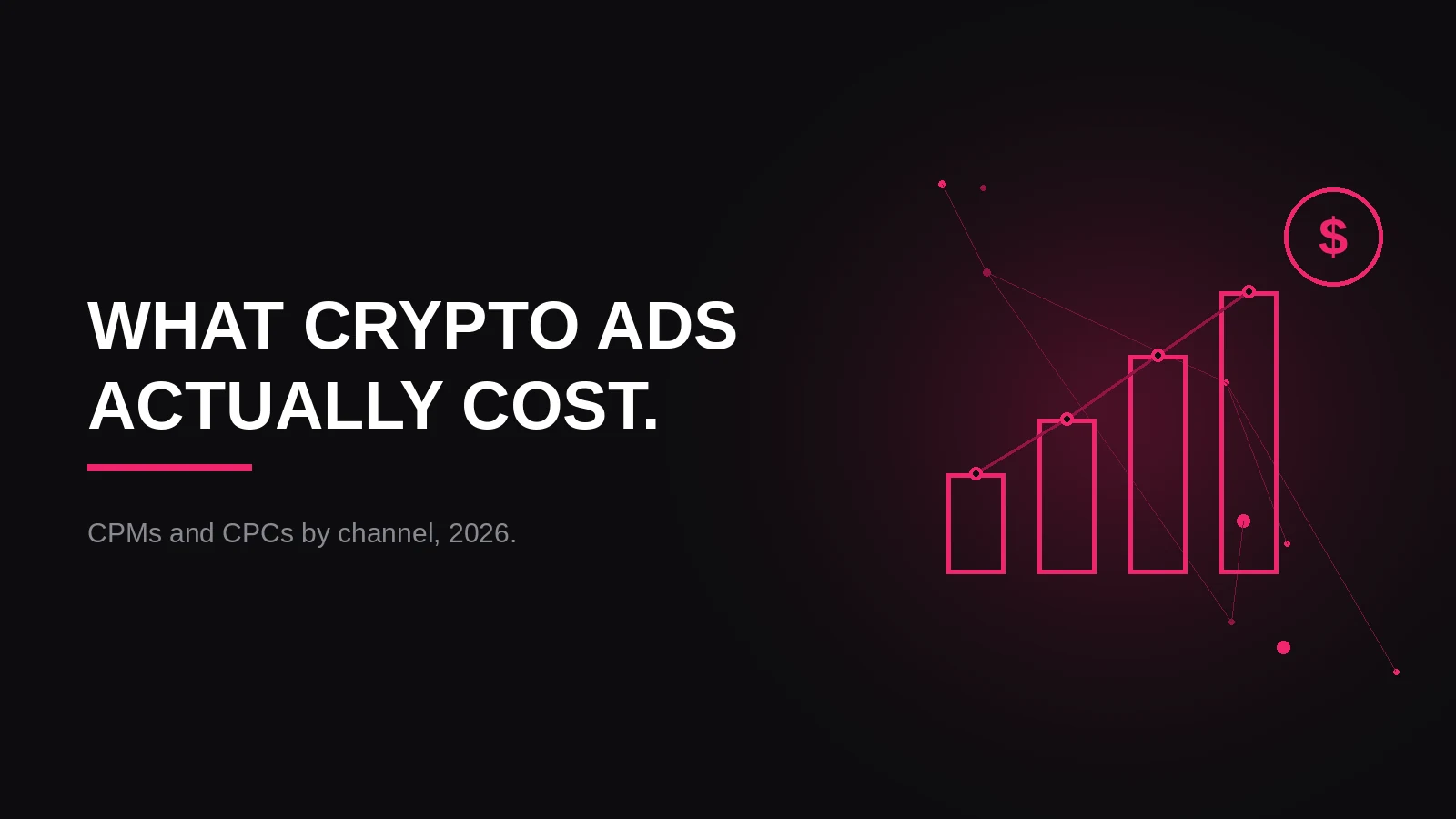 How Much Do Crypto Ads Cost in 2026? CPMs and CPCs by Channel