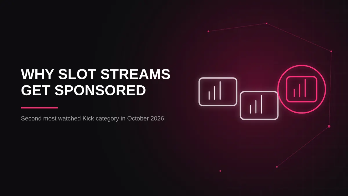 slots streamer sponsorship: slots audience chart illustration