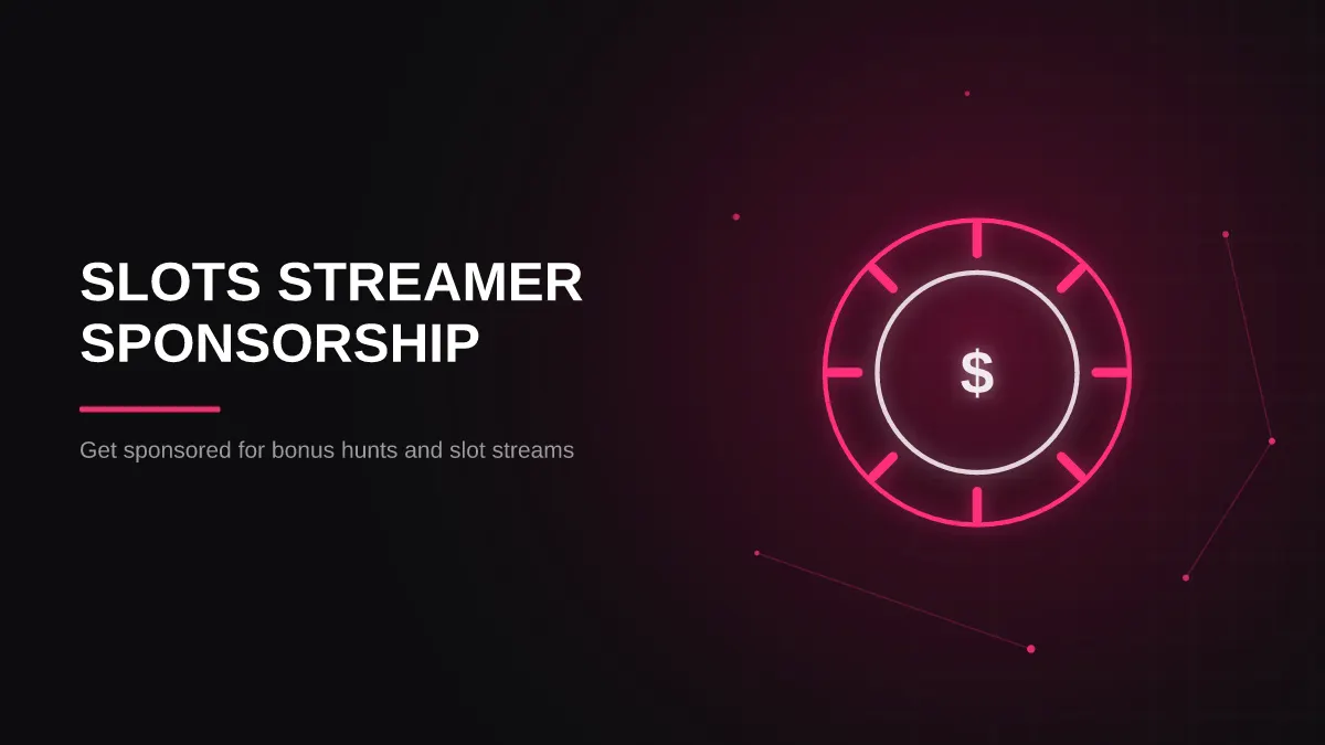 slots streamer sponsorship: hero illustration