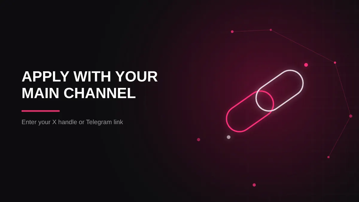 casino sponsorship for influencers: apply with main channel link illustration