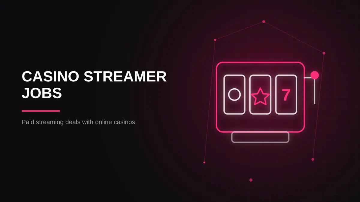casino streamer jobs: hero illustration