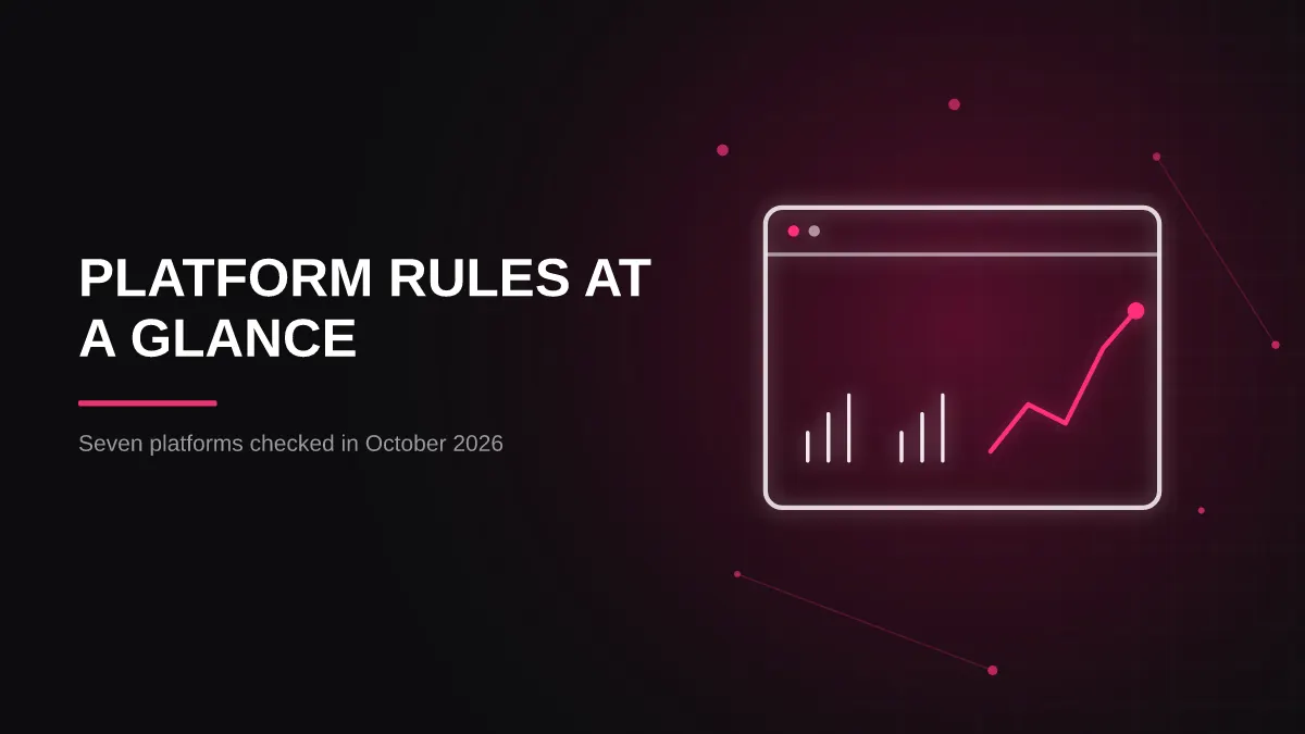 where can you stream gambling: platform rules table illustration