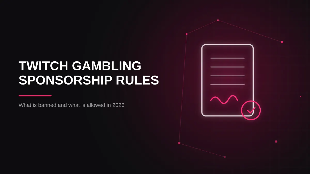 Twitch Gambling Sponsorship Rules (2026)