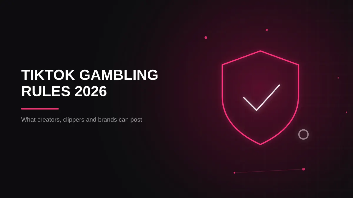 TikTok Gambling Marketing Rules (2026)