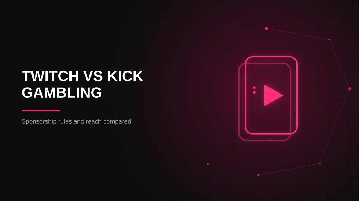 Twitch vs Kick Gambling Sponsorships: Rules, Reach and Deals in 2026