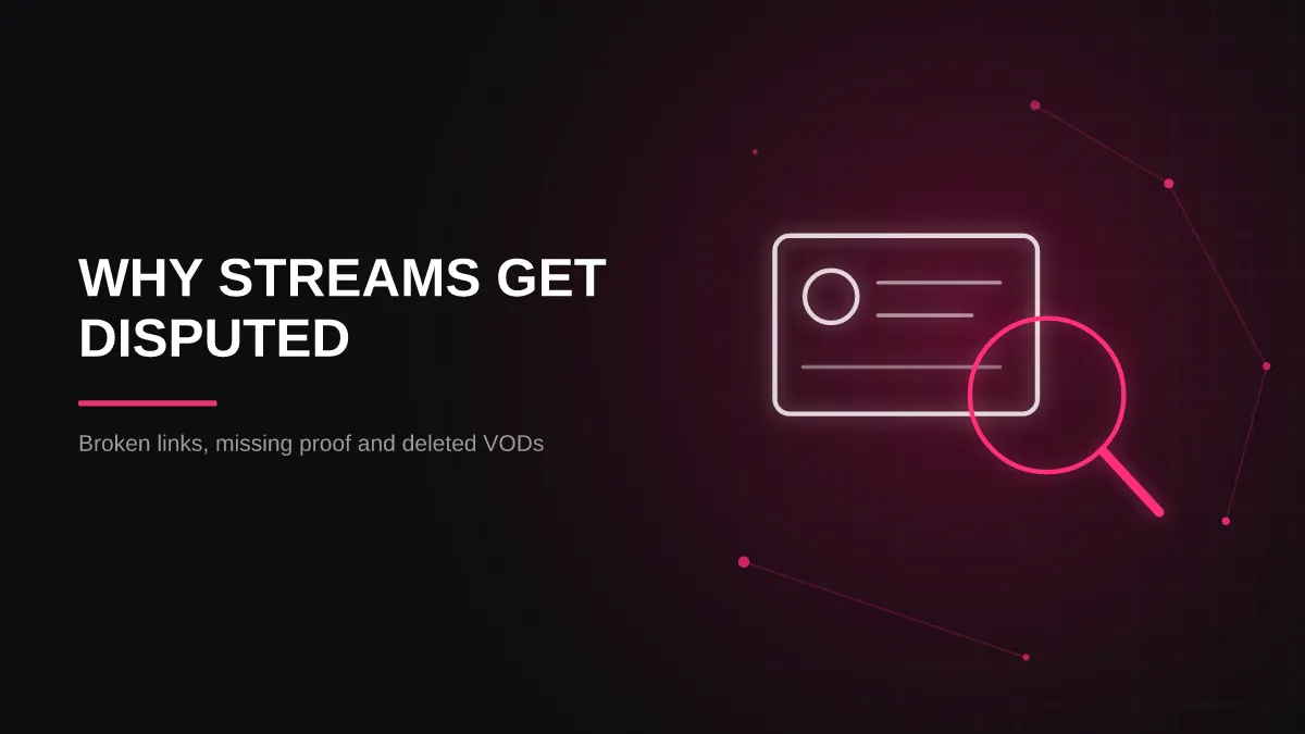 streamer sponsorship checklist: dispute causes panel illustration