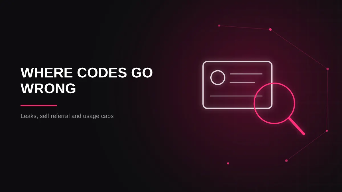 streamer casino code: code leaks and fraud checks illustration
