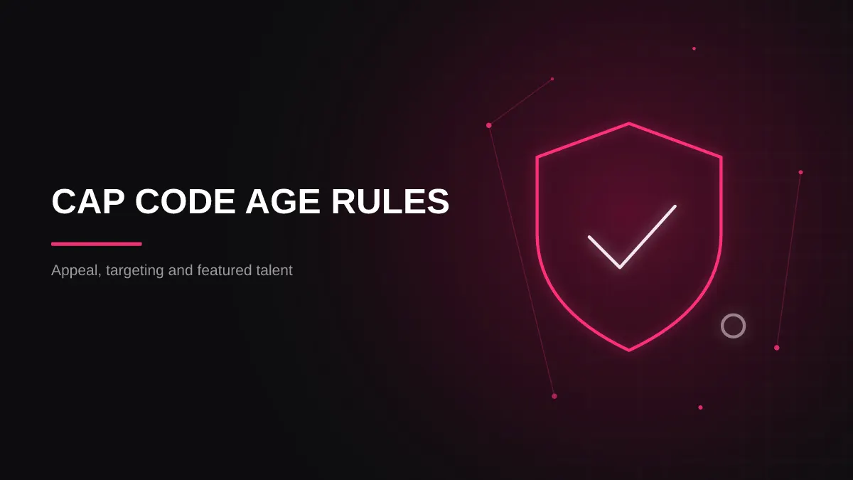 casino sponsorship uk: CAP Code age rules illustration